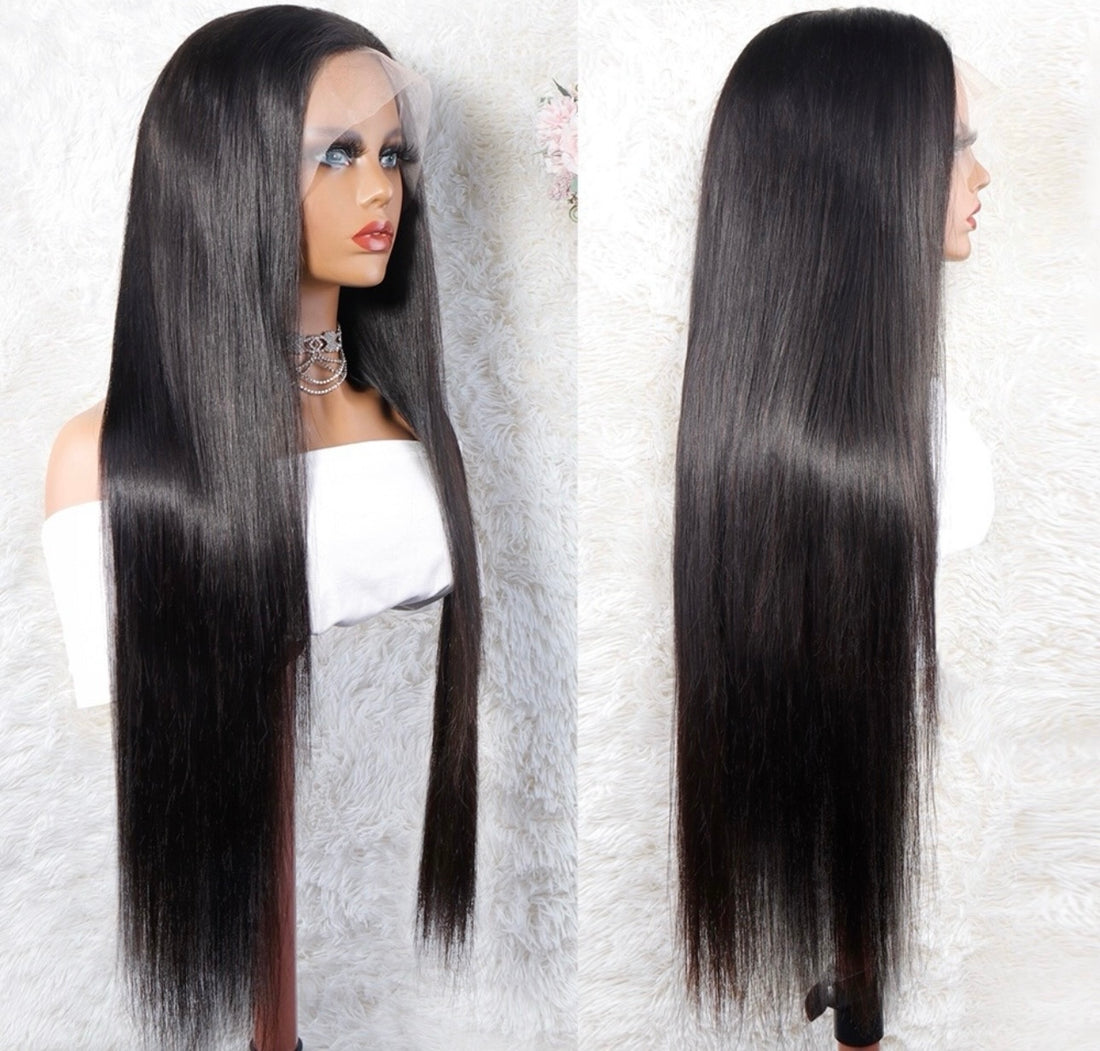 Straight 13/4 wig full frontal 280% density